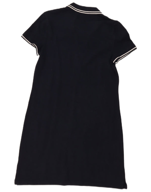 Tommy Hilfiger Dame Polo Dress UK 12 Medium Navy Blue Bomuld