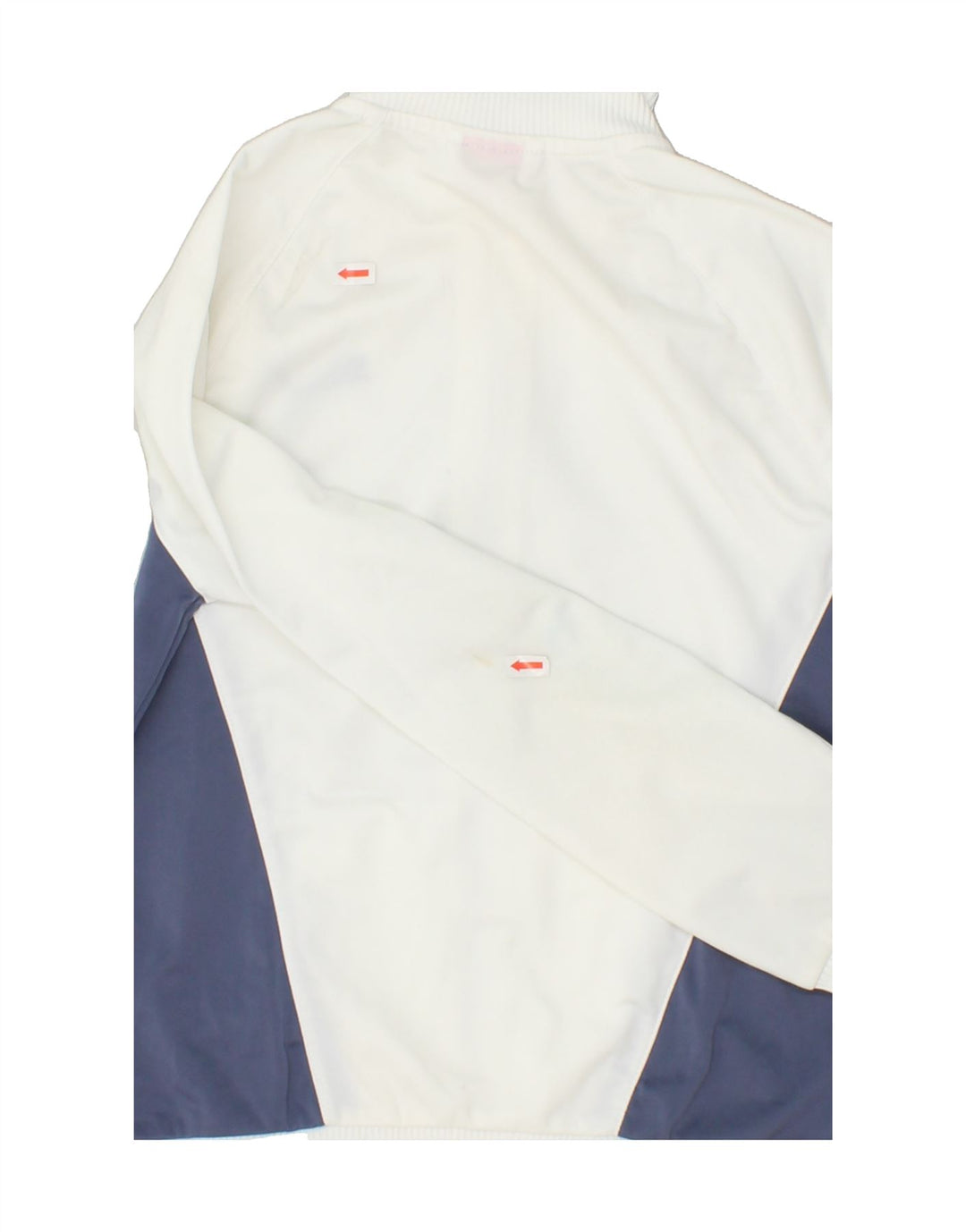 PUMA Boys Graphic Tracksuit Top Jacket 11-12 Years Large White Colourblock Vintage Puma and Second-Hand Puma from Messina Hembry 