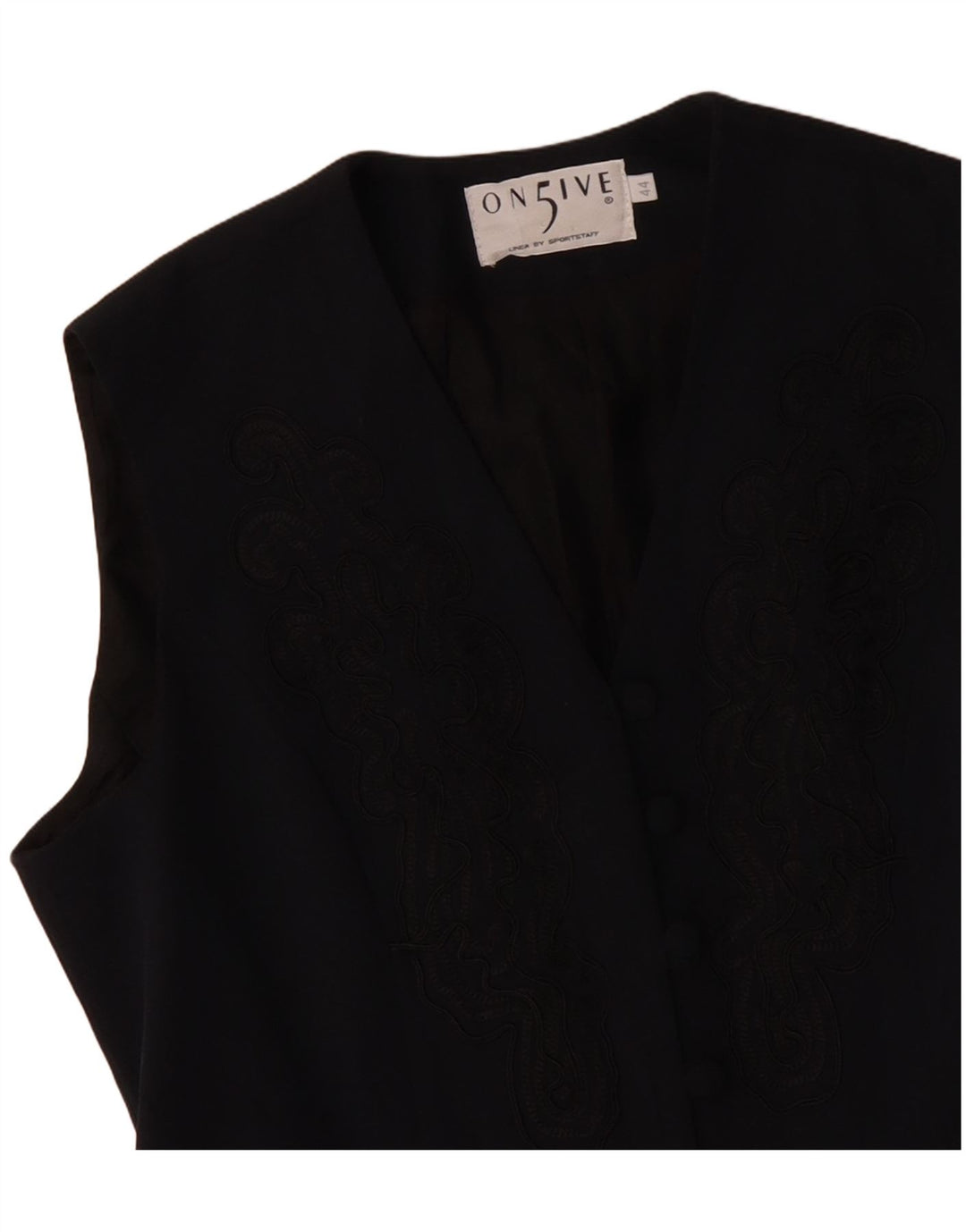 SPORTSTAFF Dame 6-knaps blazerjakke IT 44 Medium Marineblå Paisley