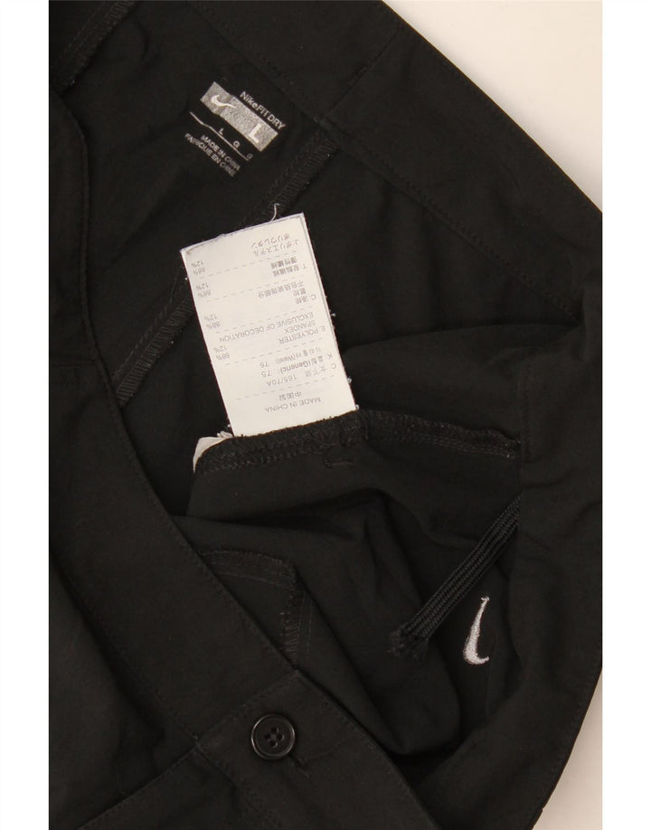 Nike Casual Shorts til kvinder store W32 sort polyester