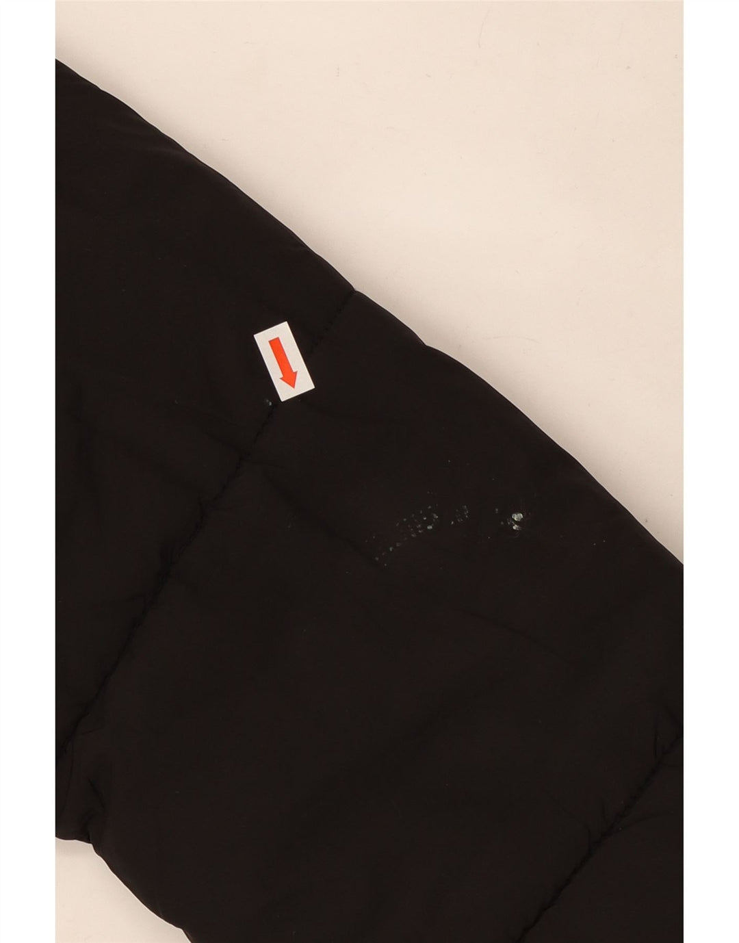 Topshop Dame Petite Hætte Oversized Polstret Jakke UK 8 Lille Sort