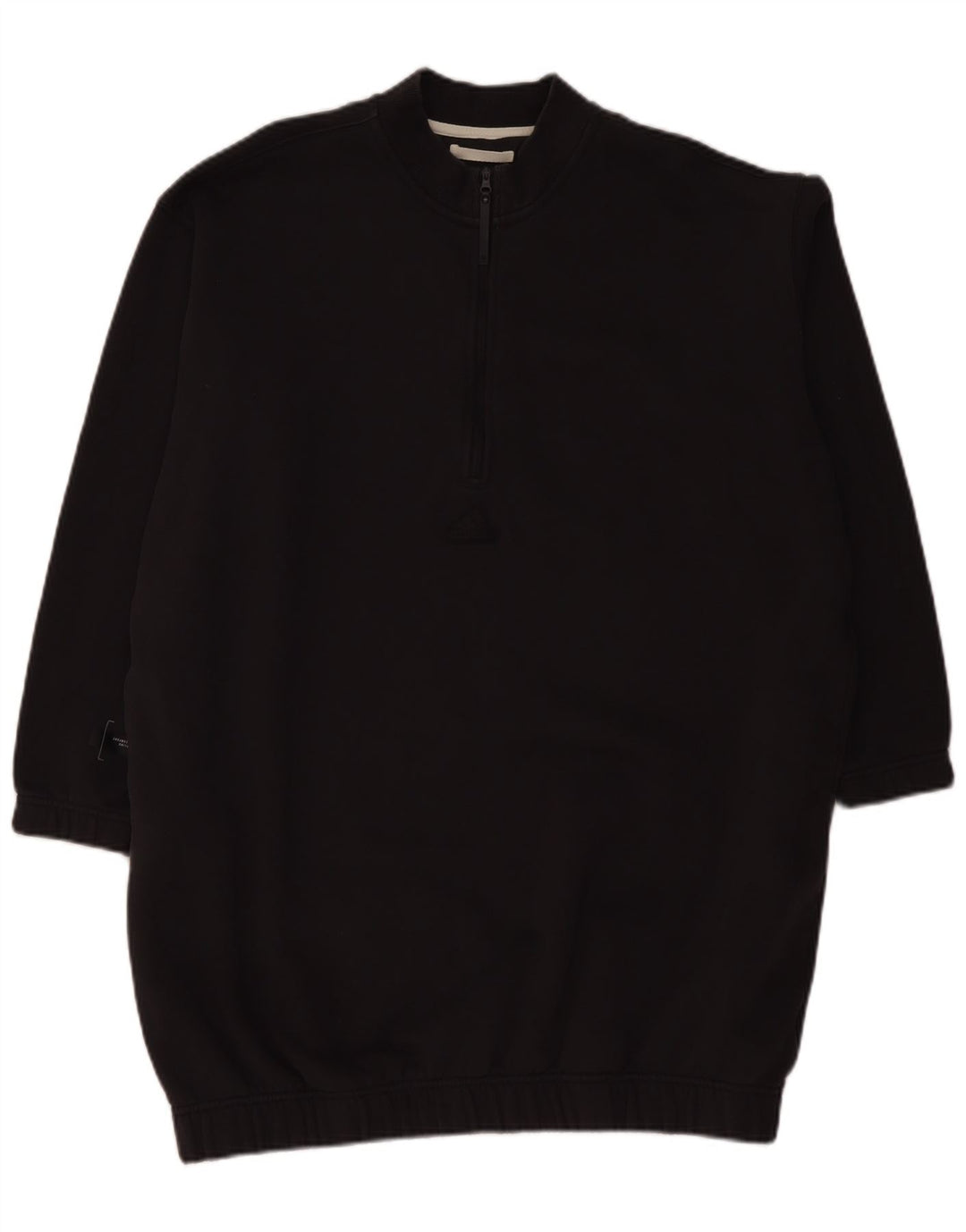 ADIDAS dame sweatshirt med lynlås i overstørrelse DK 24/26 2XL Grå