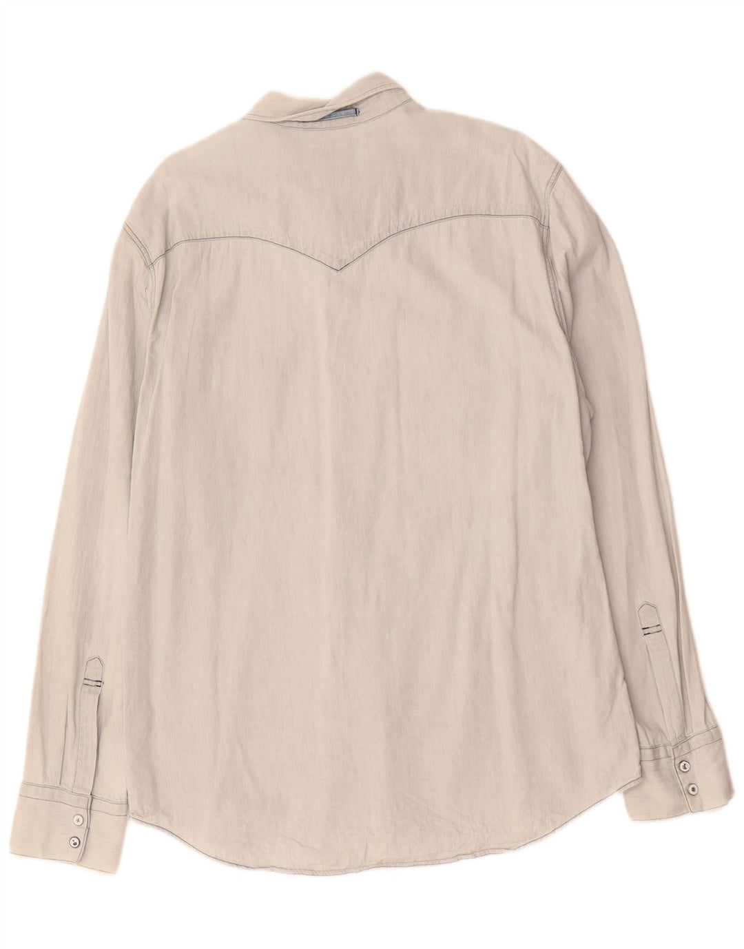 LEVI'S Slim Fit skjorte til mænd XL blå bomuld