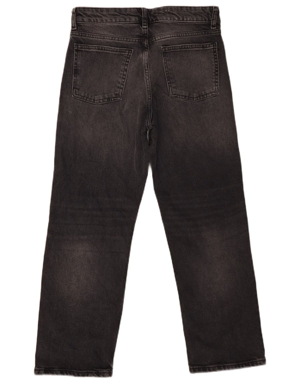 ZARA Womens Cropped Jeans EU 38 Small W28 L25 Grå Bomuld