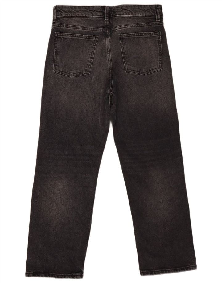 ZARA Womens Cropped Jeans EU 38 Small W28 L25 Grå Bomuld