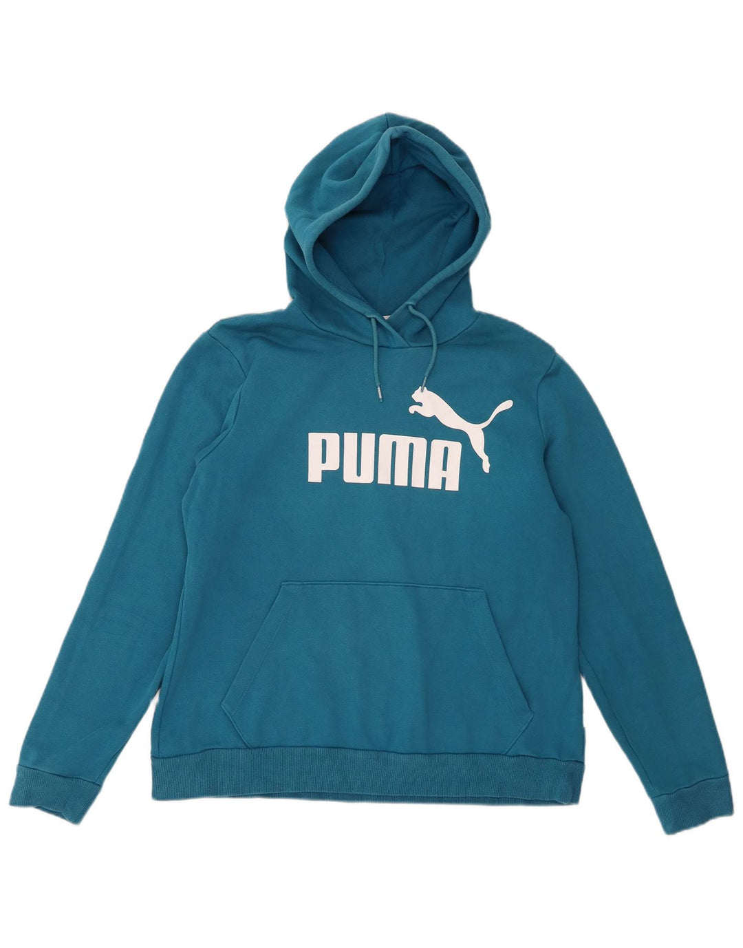 Puma grafisk hættetrøje til kvinder UK 16 Large Blue