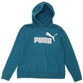 Puma grafisk hættetrøje til kvinder UK 16 Large Blue