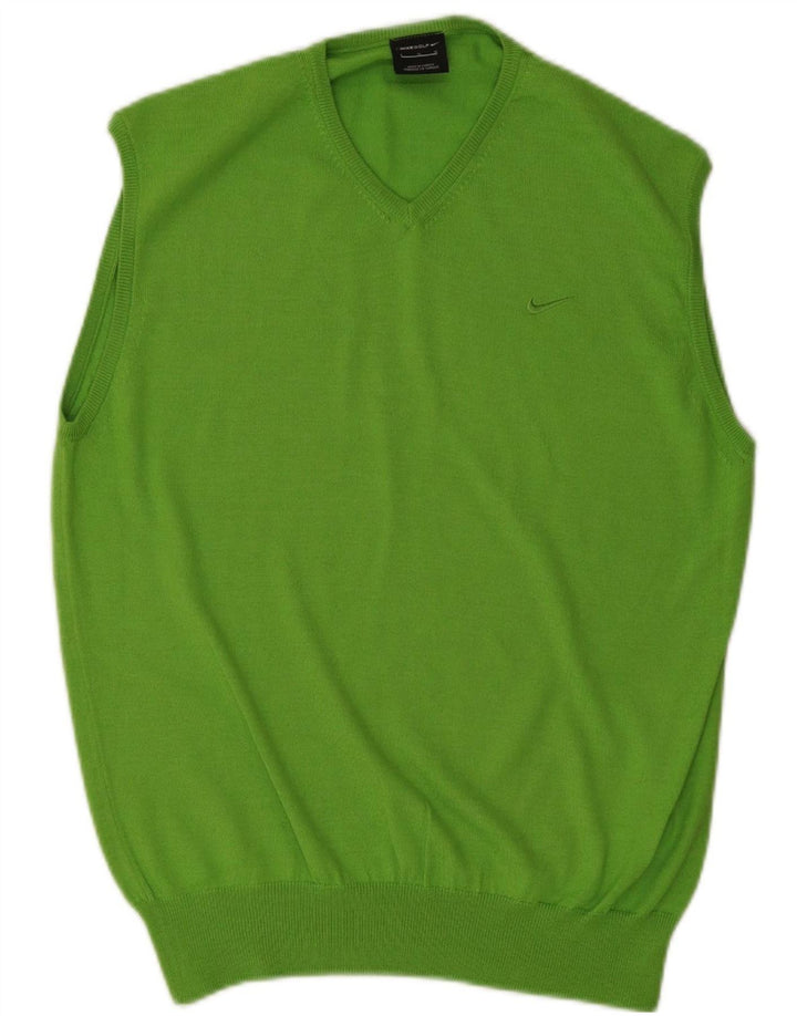 Nike Herre Golf Vest Tank Top Stor Grøn Polyester