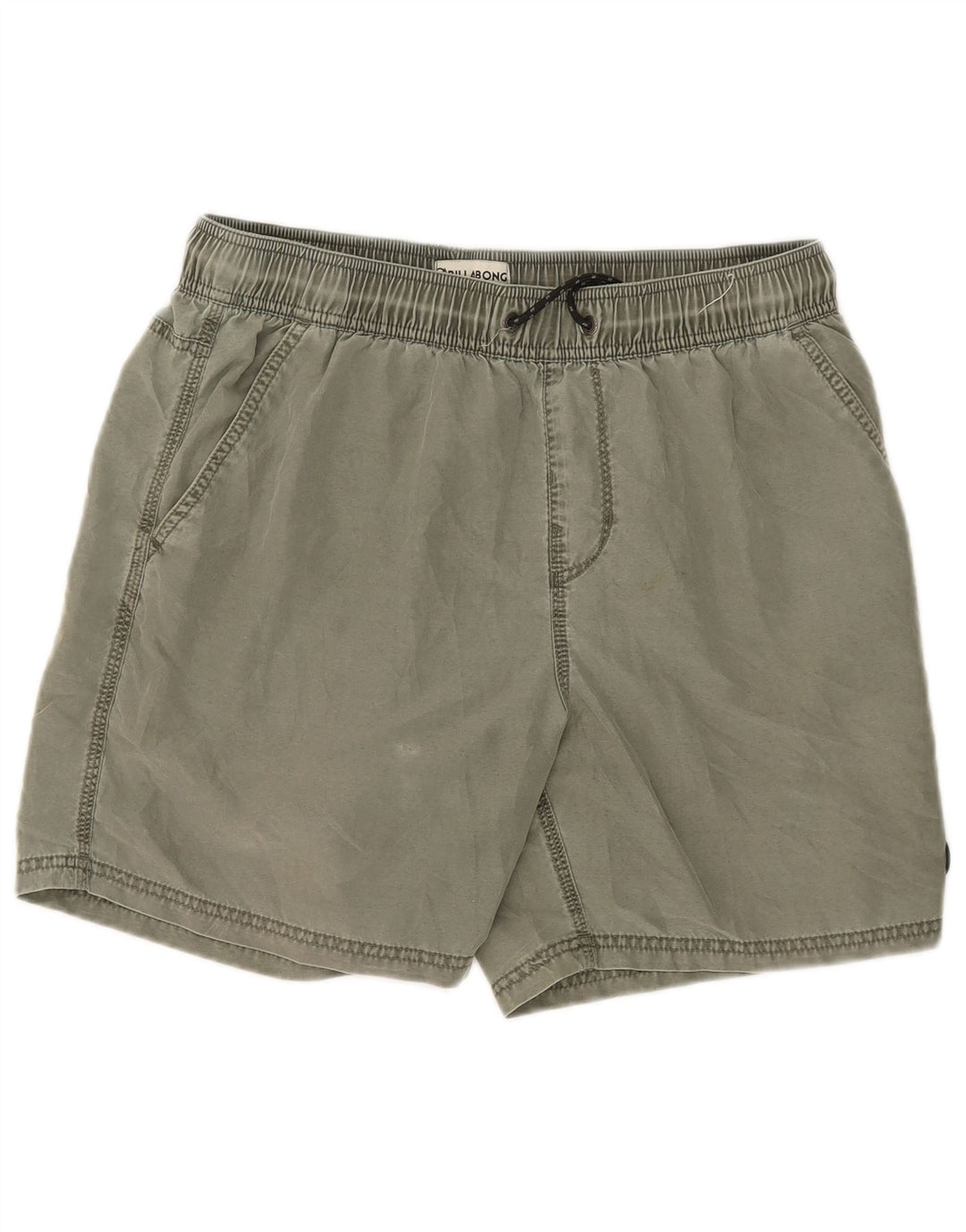 Billabong Herre Casual Shorts W32 Medium Khaki Polyester
