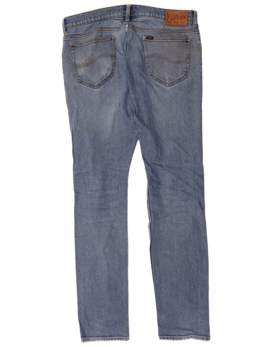 Lee Herre Rider Slim Jeans W34 L34 Blå Bomuld