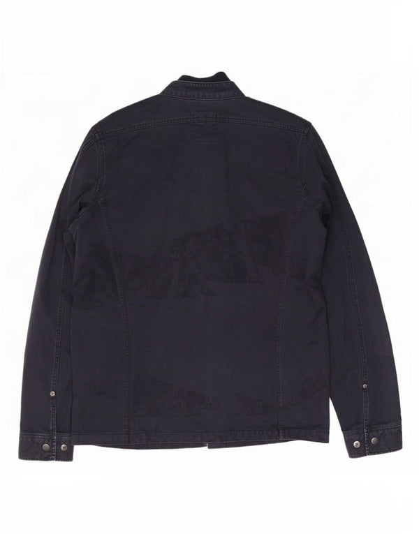 G-Star Herre Utility Jacket UK 38 Medium Navy Blue Cotton