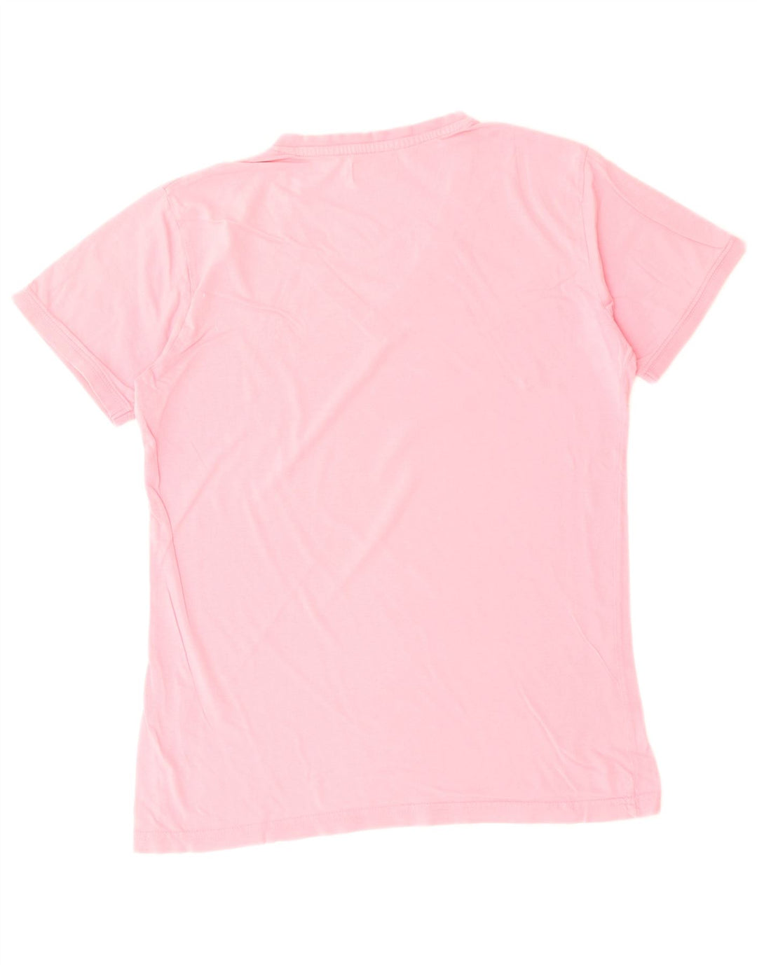 KAPPA Dame T-Shirt Top UK 18 XL Pink Bomuld