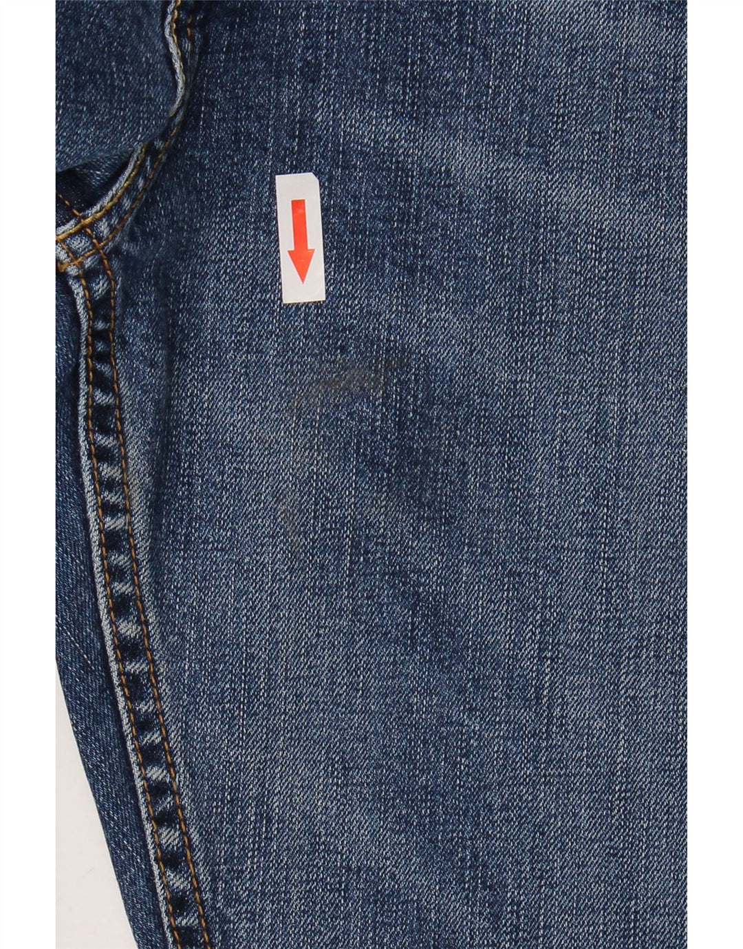 Levi's Herre 518 Straight Jeans W38 L29 Blå Bomuld