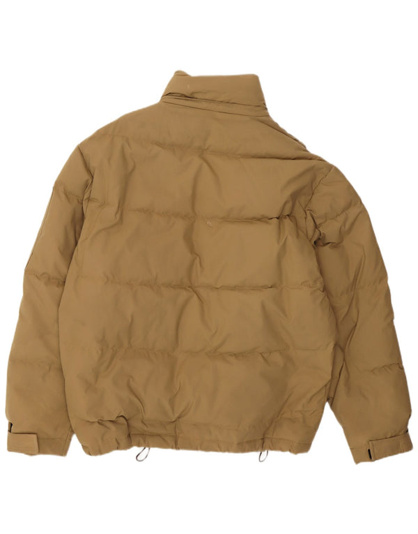 Esprit Herre Loose Fit Polstret Jakke UK 36 Small Beige Nylon