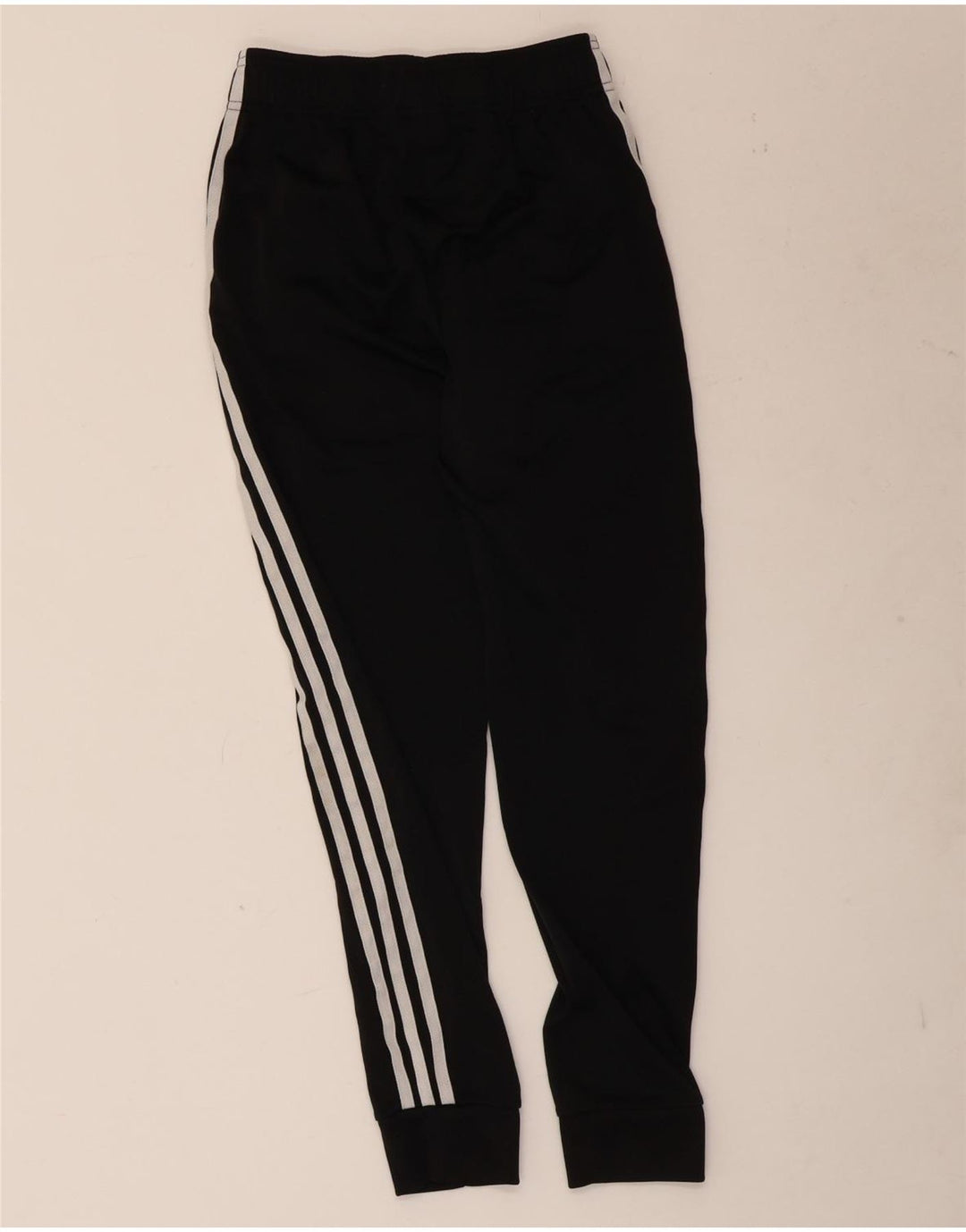 Adidas Drenge Træningsdragt Bukser Joggers 12-13 År Sort Polyester