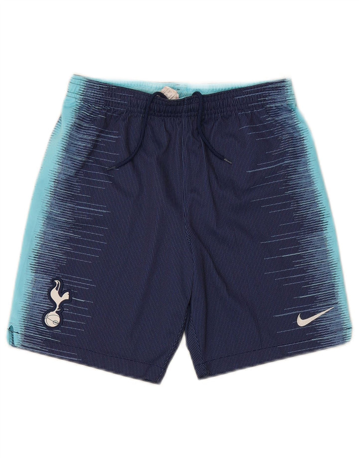 Nike Boys Sports Shorts 10-11 år Medium Navy Blue Colourblock Polyester