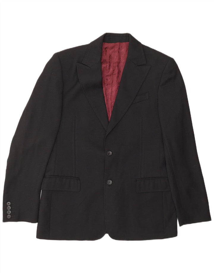 DOLCE & GABBANA Herre 2-delt jakkesæt IT 50 Large W36 L31 Black New Wool