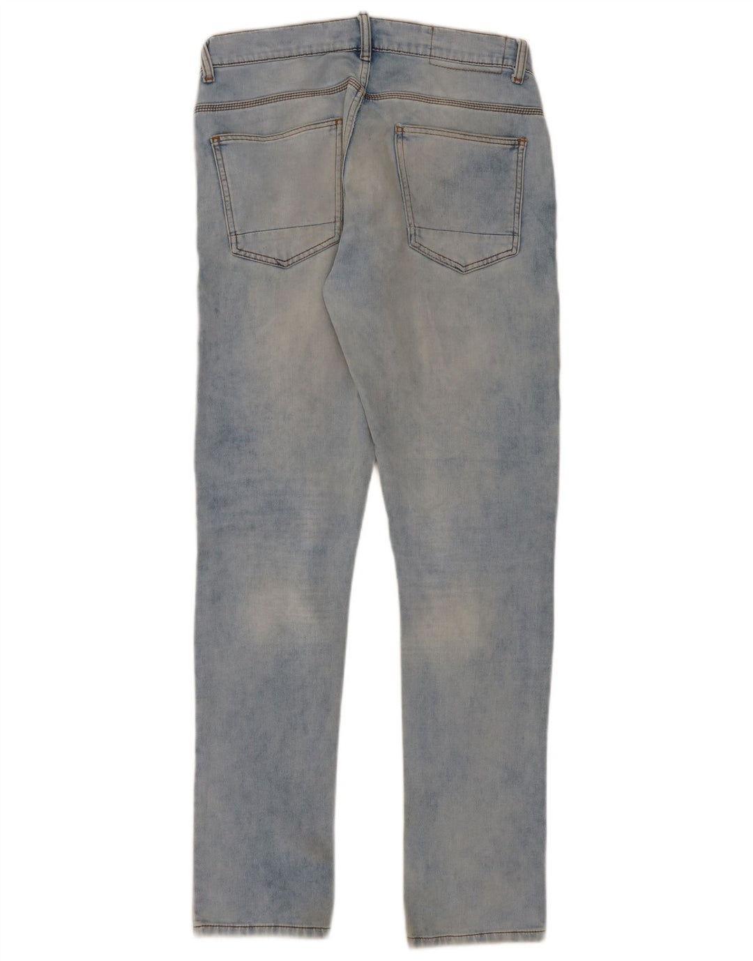 Zara Herre Slim Jeans EU 40 Medium W34 L34 Blå Bomuld