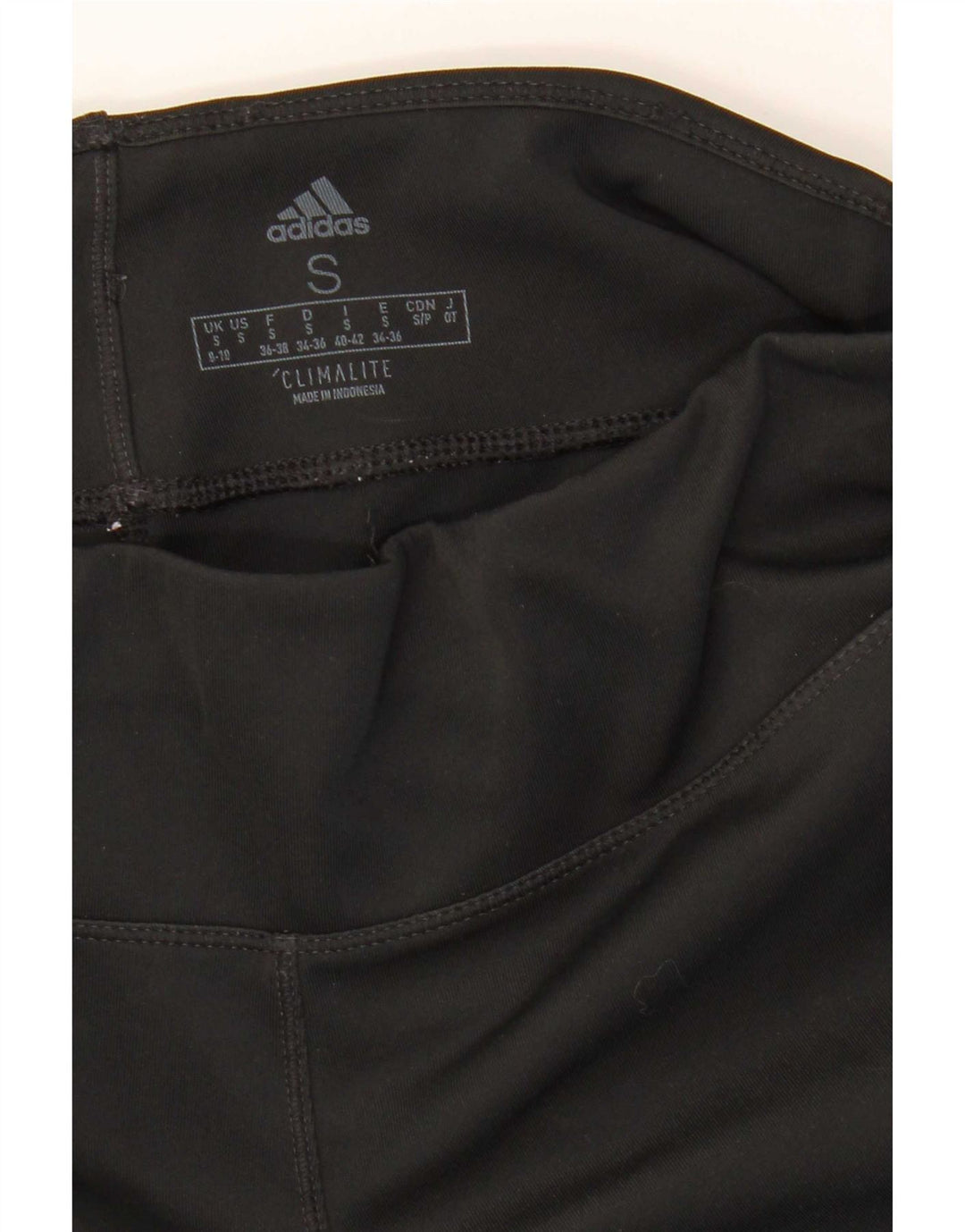 Adidas Dame Aeroready Capri Leggings UK 8/10 Small Black Polyester