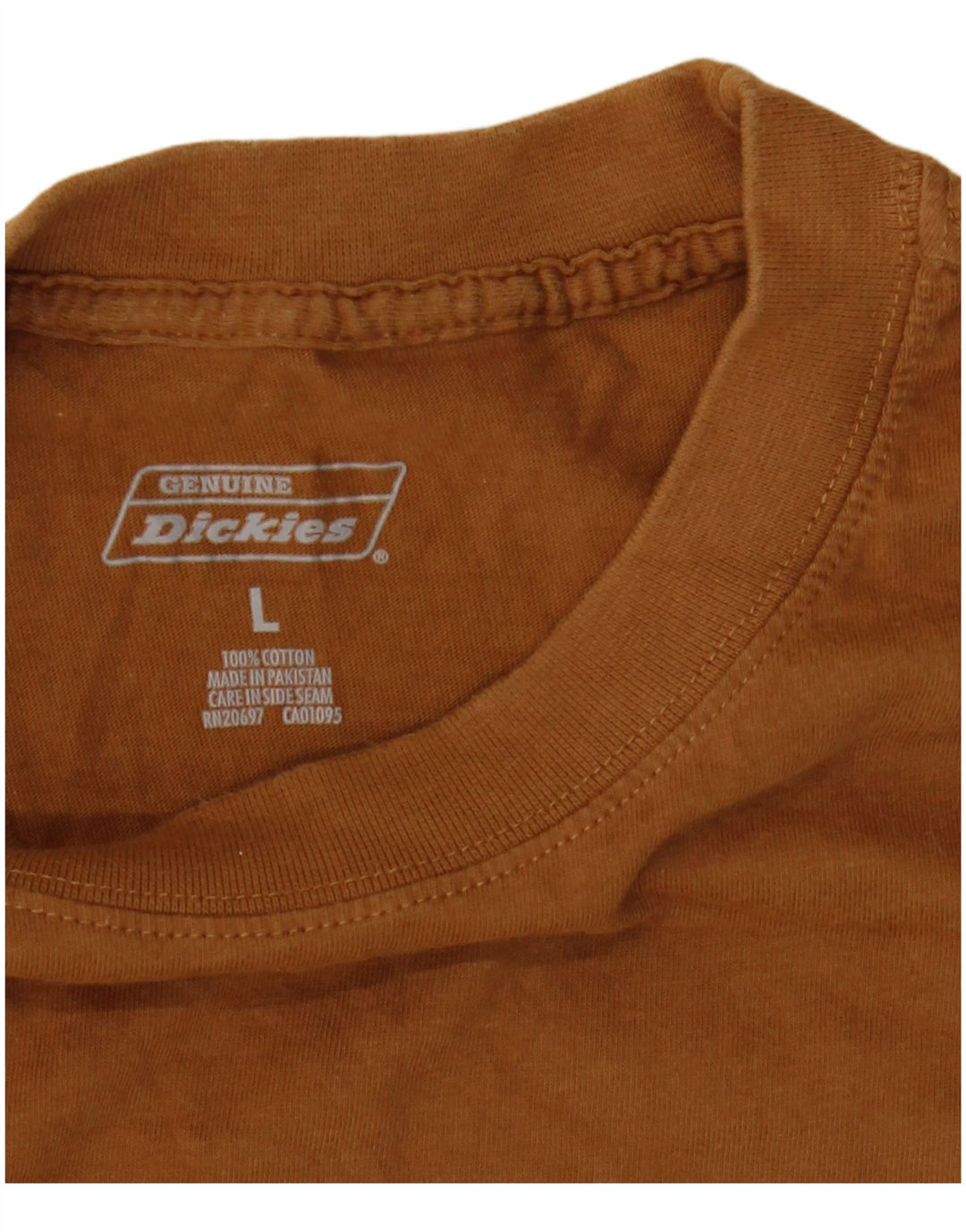 Dickies Herre T-Shirt Top Stor Brun Bomuld