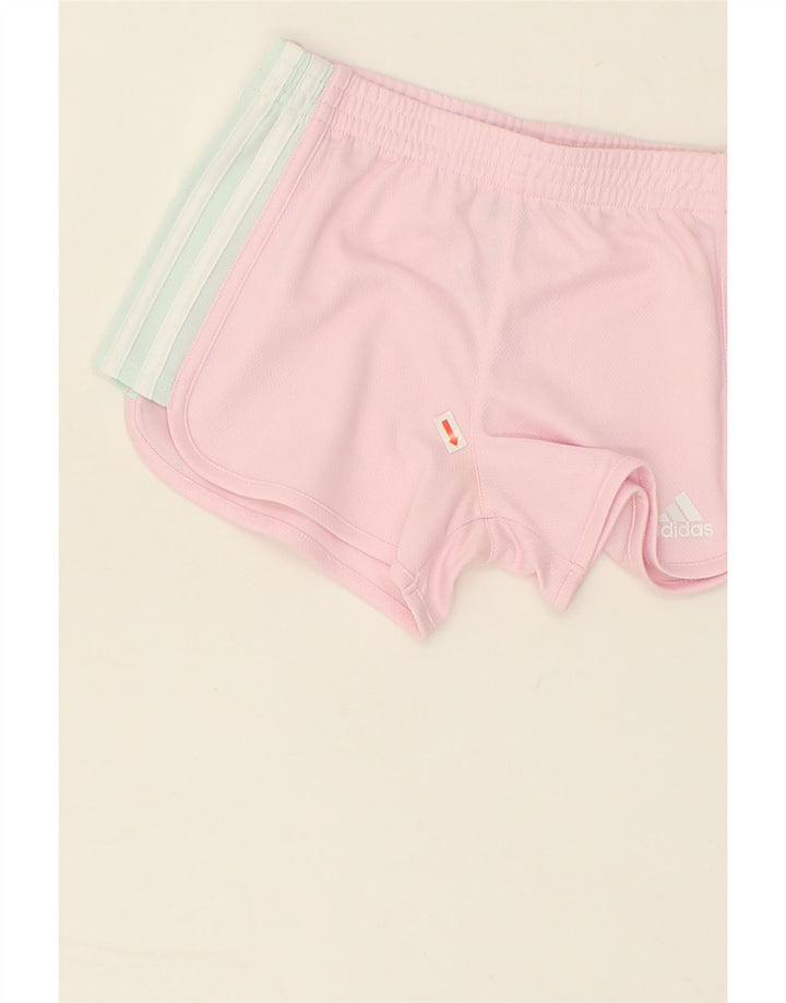 ADIDAS Girls Sport Shorts 6-7 Years Pink Polyester Vintage Adidas and Second-Hand Adidas from Messina Hembry 