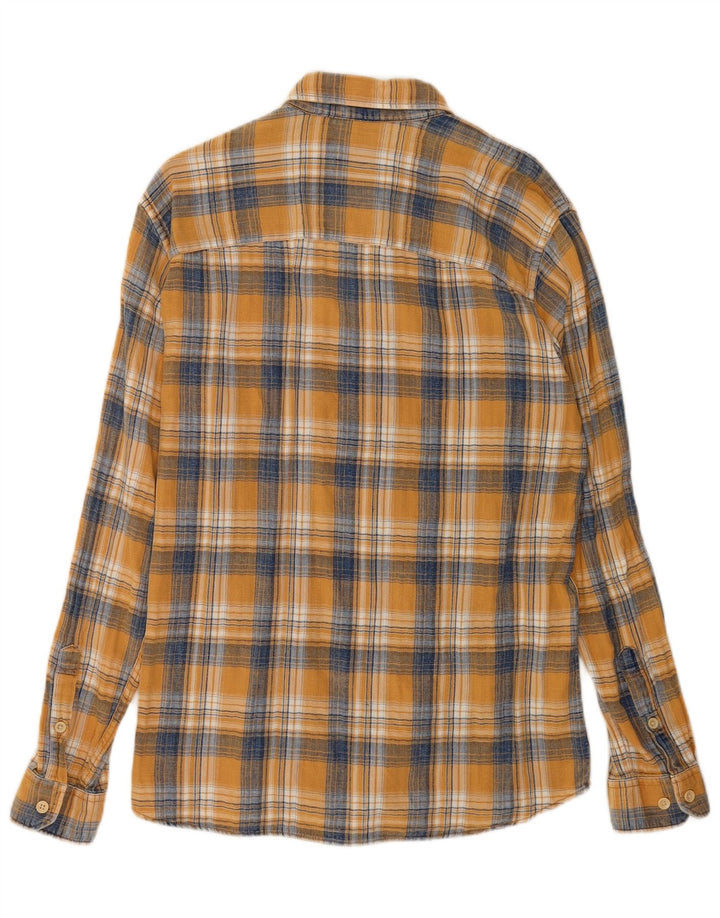 Jack & Jones Herre flannelskjorte Stor gul ternet bomuld
