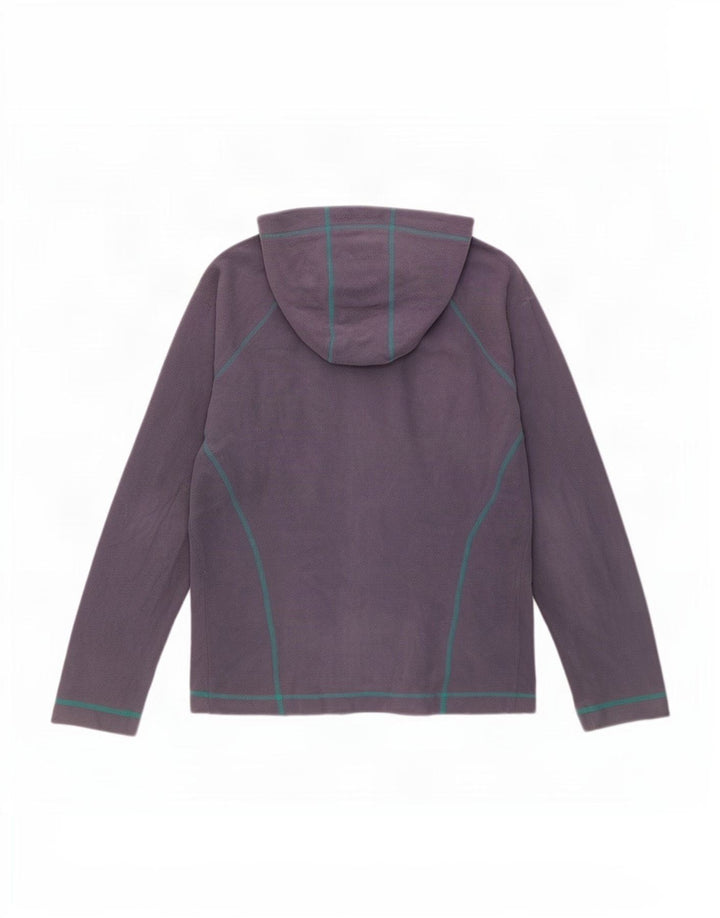 The North Face Fleecejakke med hætte til kvinder UK 14 Medium Lilla Polyester
