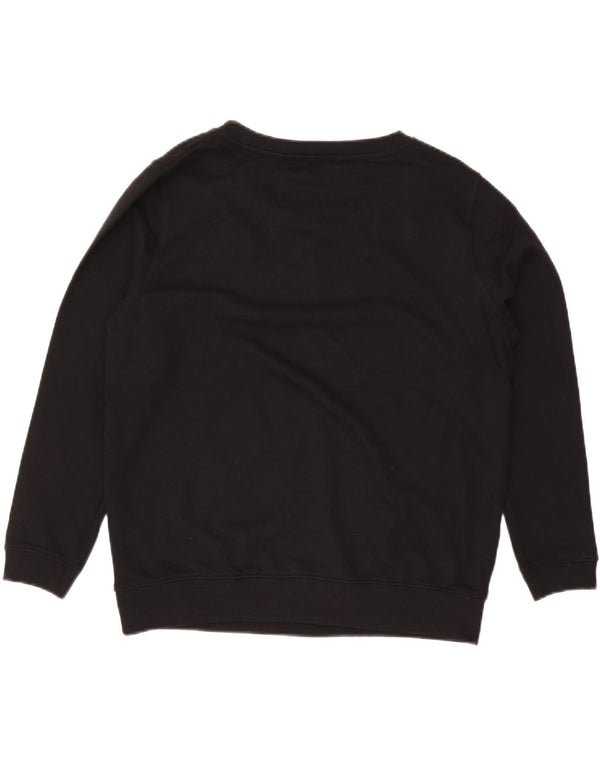 Diesel Herre Grafisk Sweatshirt Jumper XL Sort Bomuld