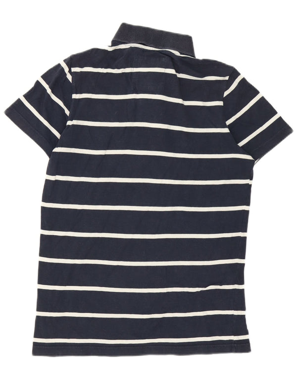 Hollister Polo skjorte til mænd, lille marineblå stribet