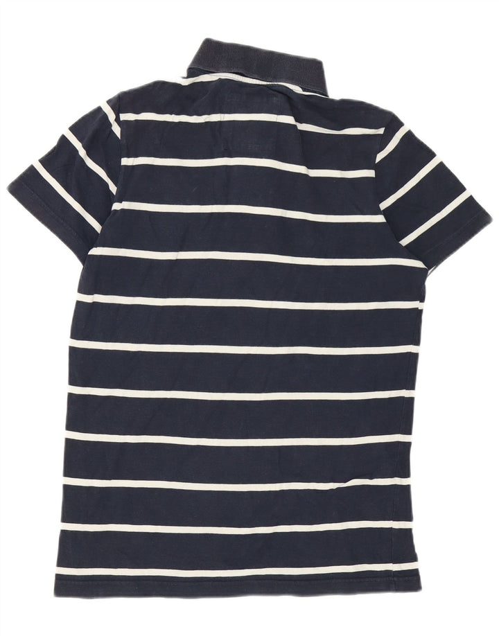 Hollister Polo skjorte til mænd, lille marineblå stribet
