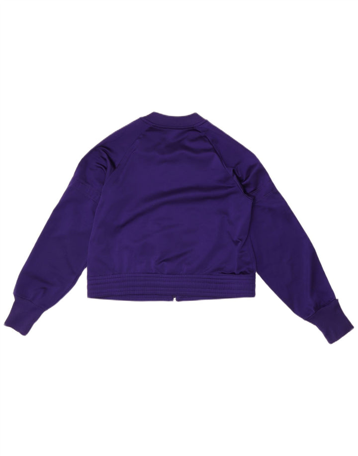 Adidas Womens Crop træningsdragt Topjakke IT 44 Medium Lilla Polyester