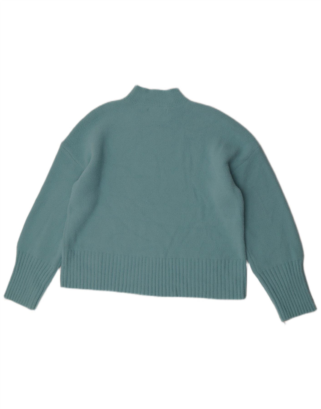 Marks & Spencer Dame Turtle Neck Sweater UK 16 Stor turkis