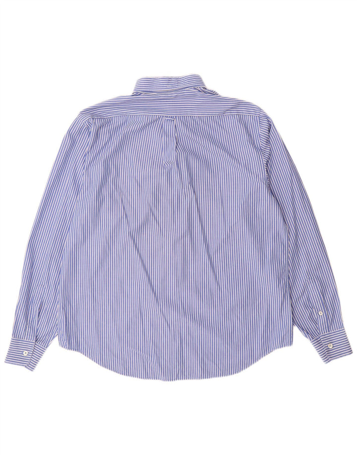 Marina Yachting Herreskjorte str. 43 Large Blue Pinstripe
