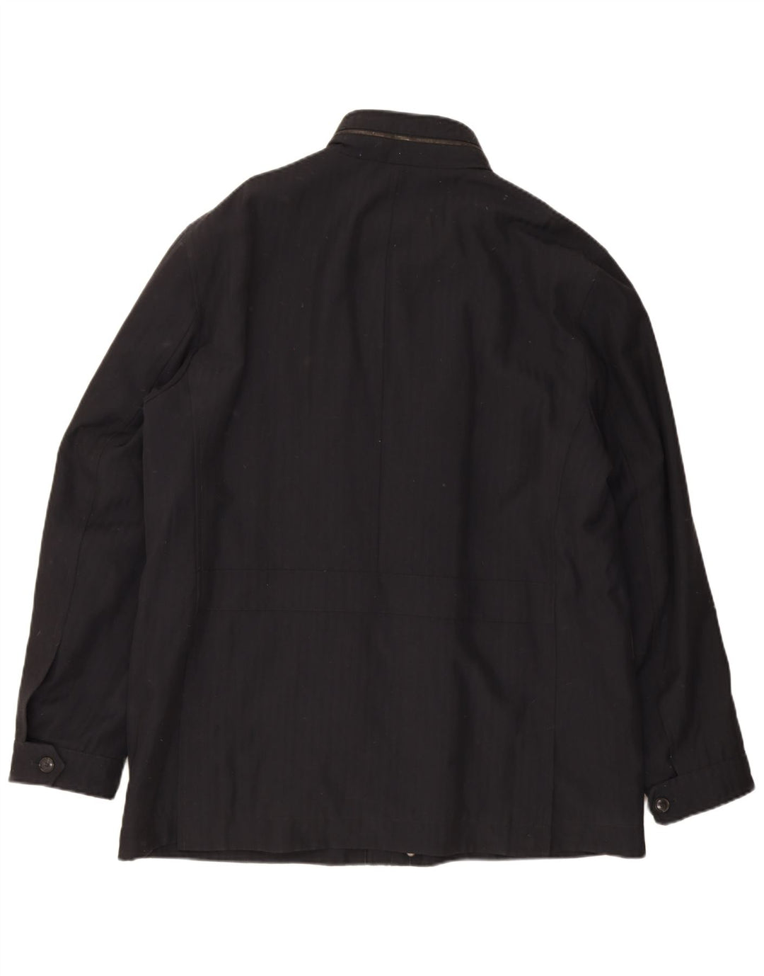 Hugo Boss Herre Windbreaker Jacket IT 56 3XL Sort Virgin Wool