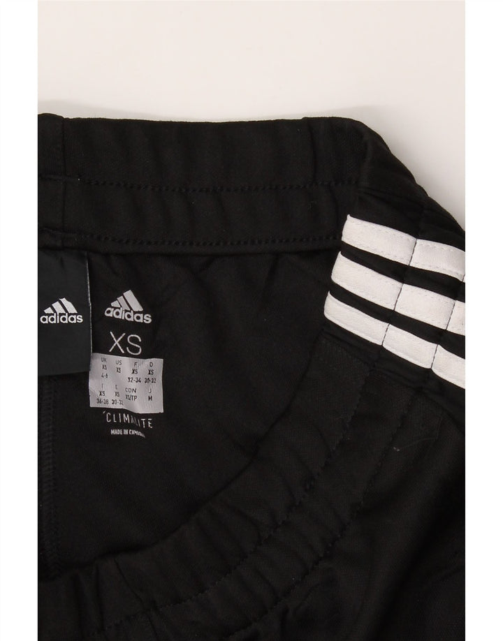 ADIDAS Womens Tracksuit Trousers UK 4/6 XS  Black Polyester Vintage Adidas and Second-Hand Adidas from Messina Hembry 
