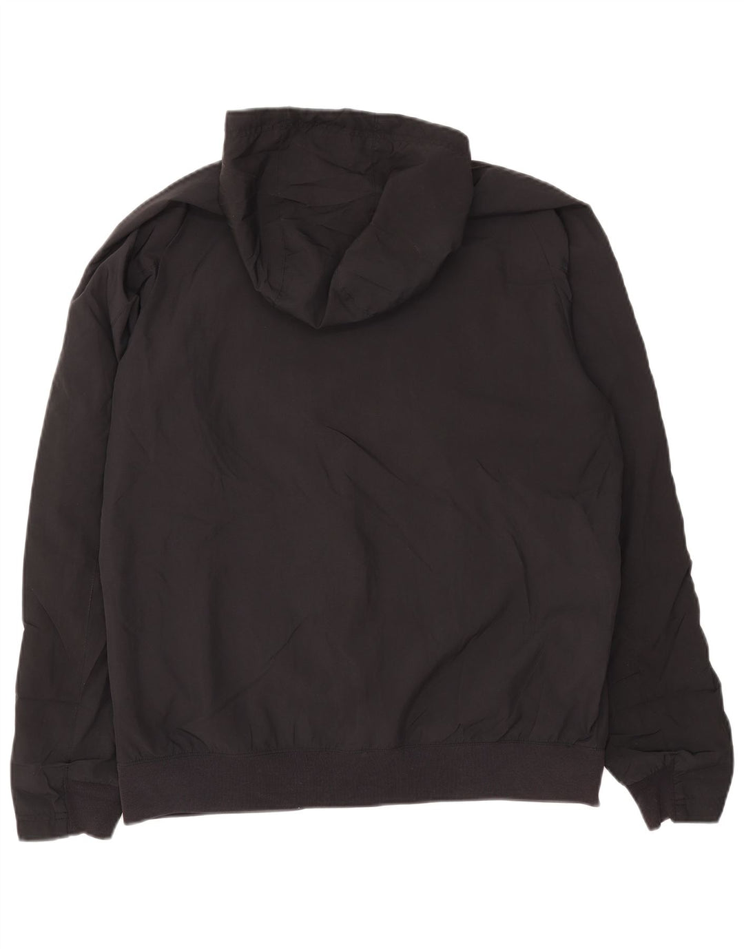 CHAMPION Mens Hooded Windbreaker Jacket UK 42 XL Black