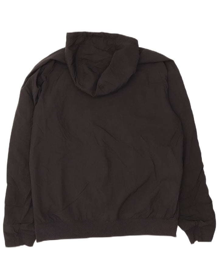 CHAMPION Mens Hooded Windbreaker Jacket UK 42 XL Black
