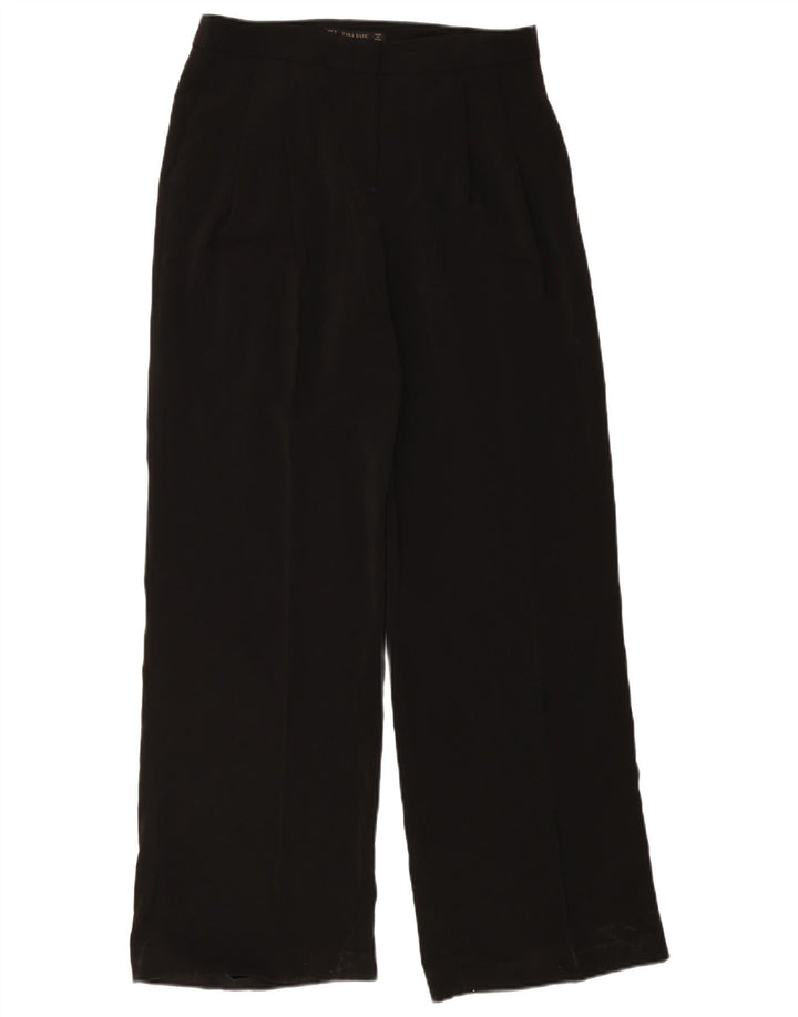 Zara Dame Pegged Casual Bukser Medium W28 L32 Sort Polyester