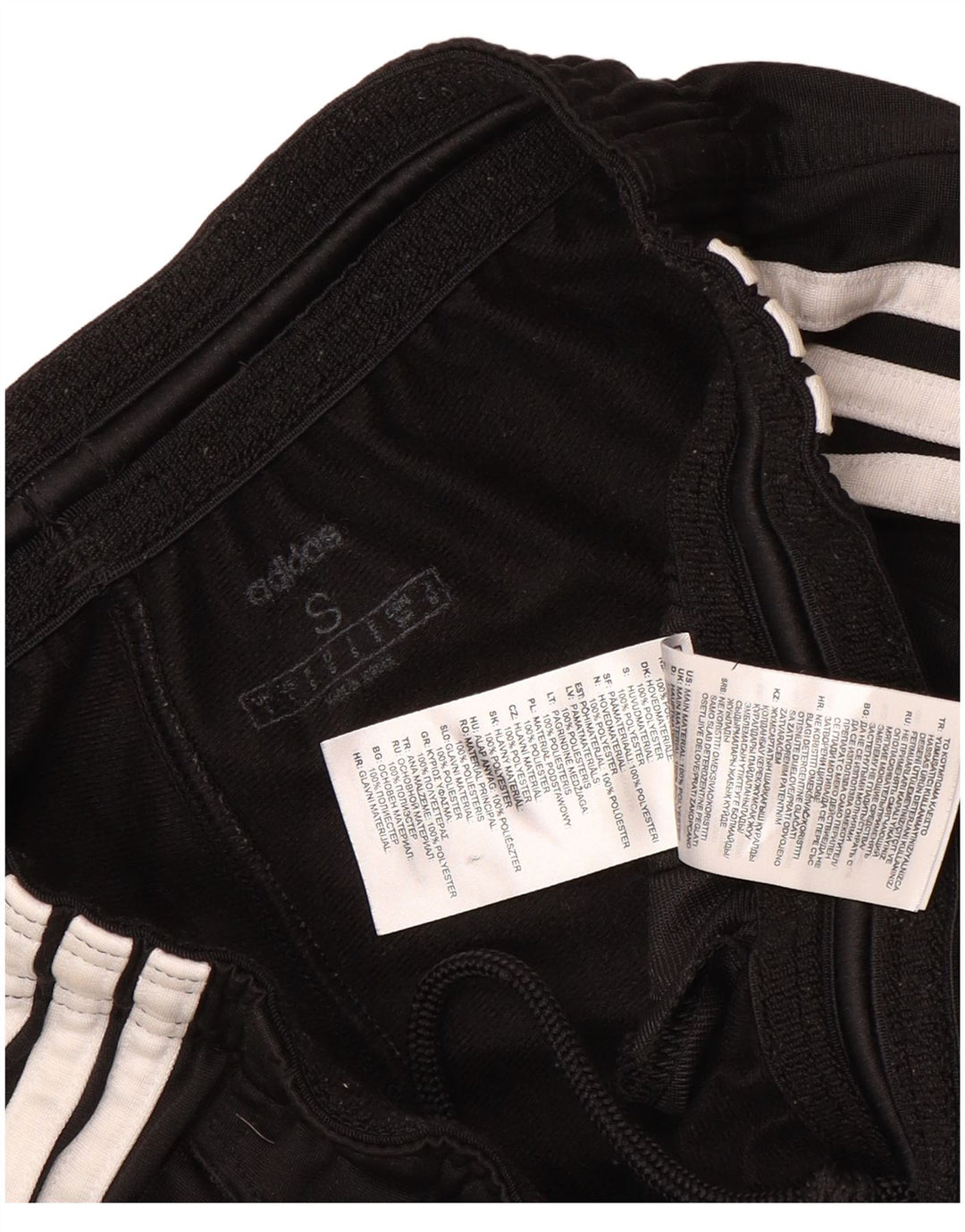 Adidas Træningsdragtsbukser til mænd Small Black Polyester