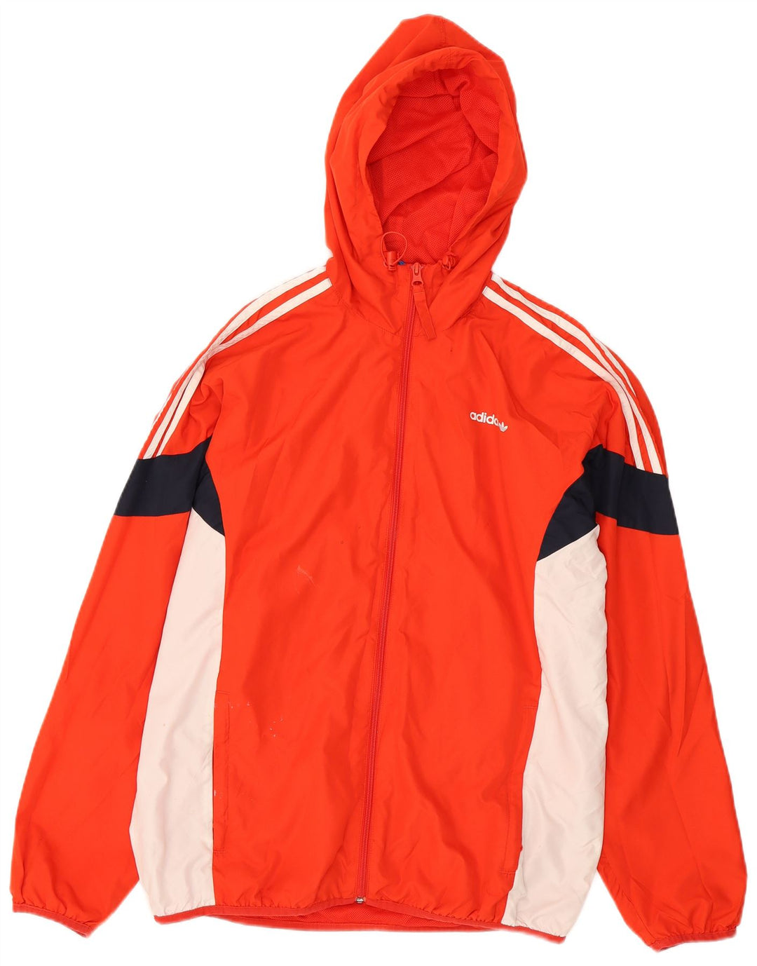 Adidas Træningsdragt med hætte til mænd Topjakke Medium Rød Colourblock Polyester