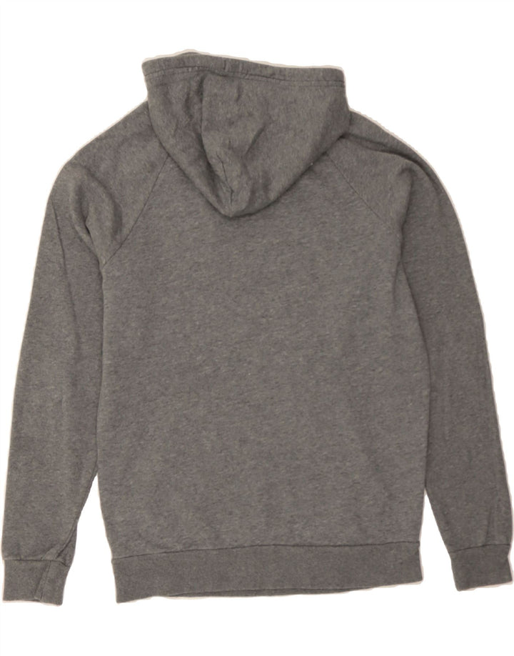 UNDER ARMOUR Mens Cold Gear Hoodie Jumper Small Grey Cotton Vintage Under Armour and Second-Hand Under Armour from Messina Hembry 
