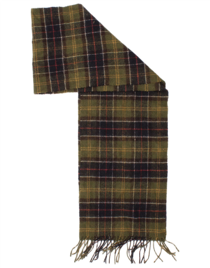 Barbour Herre rektangel tørklæde One Size Grøn Plaid