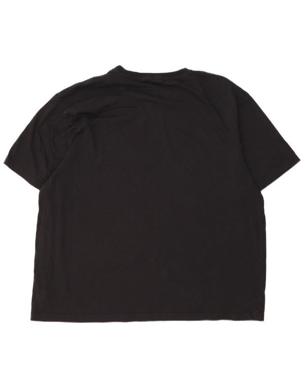 Calvin Klein Jeans Herre Grafisk T-Shirt Top 6XL Sort Bomuld