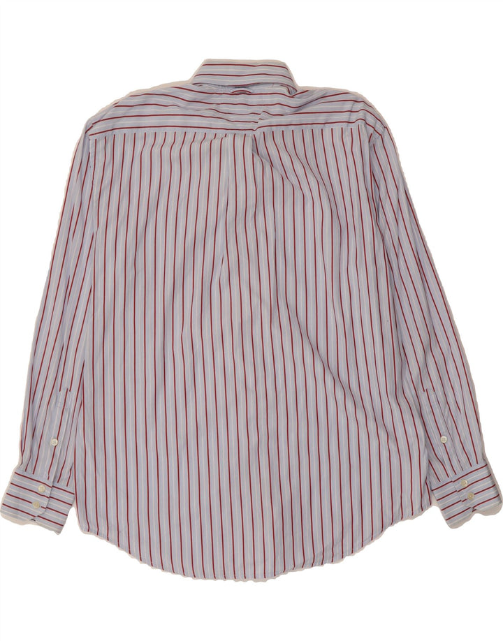 TOMMY HILFIGER Mens Shirt XL Blue Striped Cotton Vintage Tommy Hilfiger and Second-Hand Tommy Hilfiger from Messina Hembry 