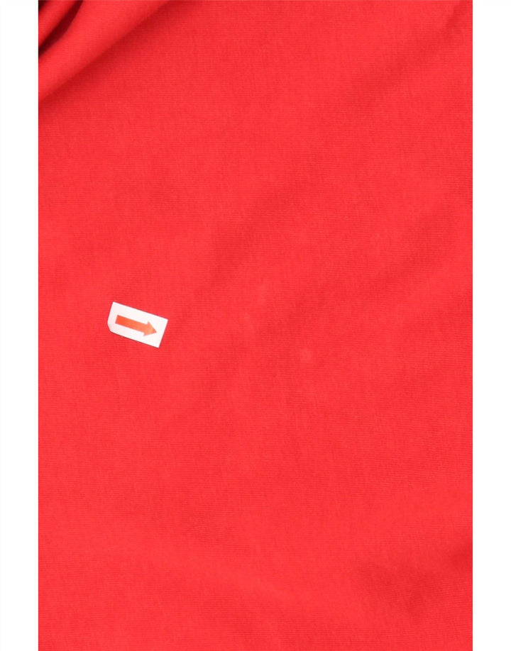 Adidas Herre grafisk T-shirt Top Medium Rød Bomuld