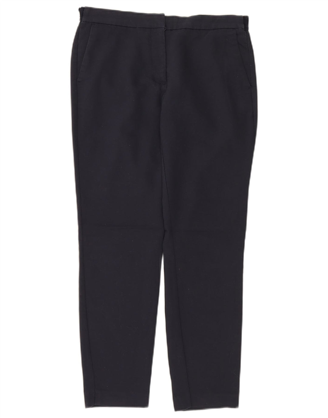 ZARA Dame Slim Chino Bukser Medium W28 L27 Marineblå Bomuld