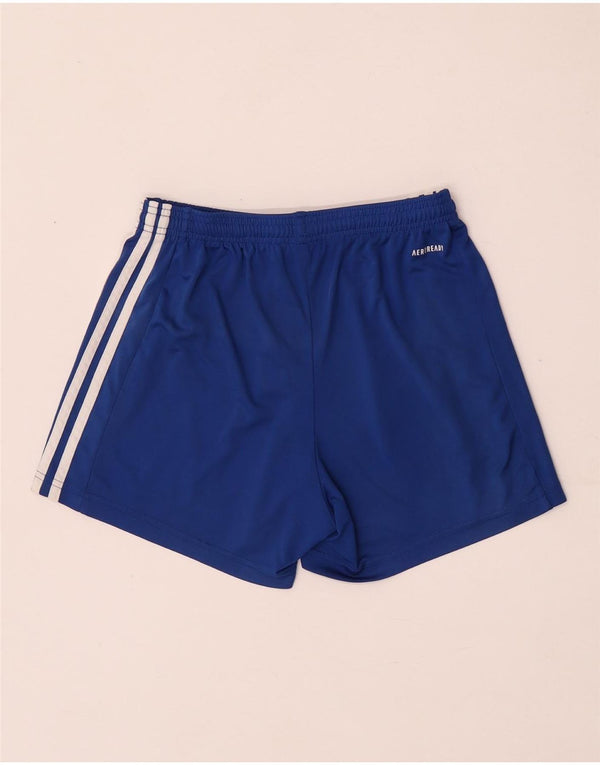 Adidas Aeroready Sportsshorts til kvinder UK 8/10 Small Blue Polyester