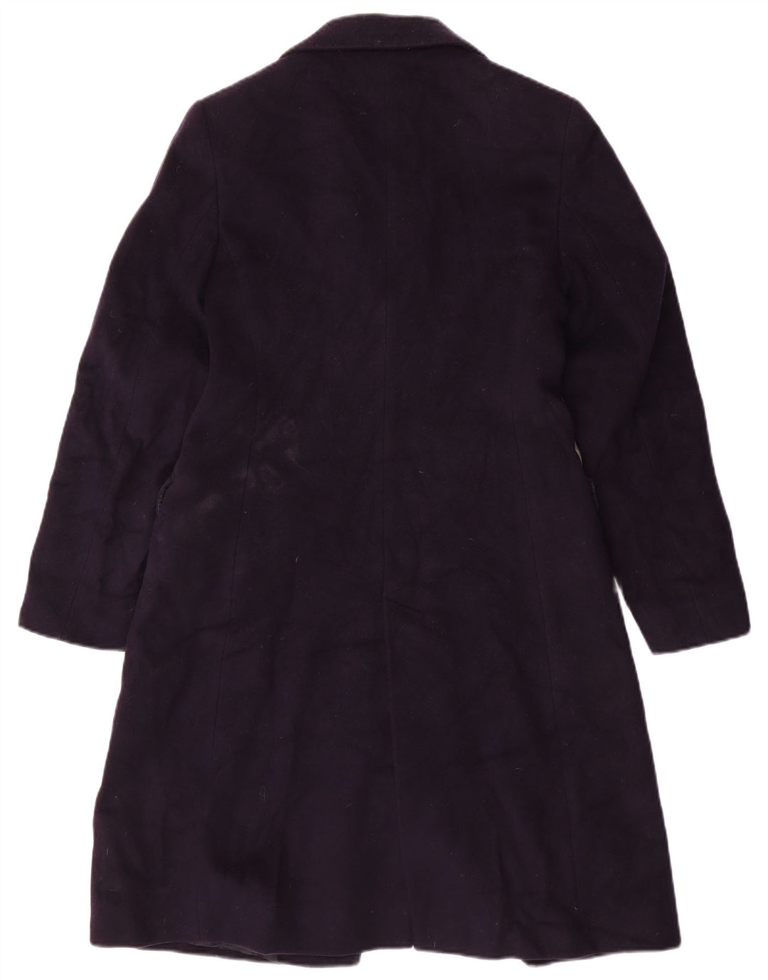 Boggi Dame Overfrakke UK 10 Small Navy Blue Wool