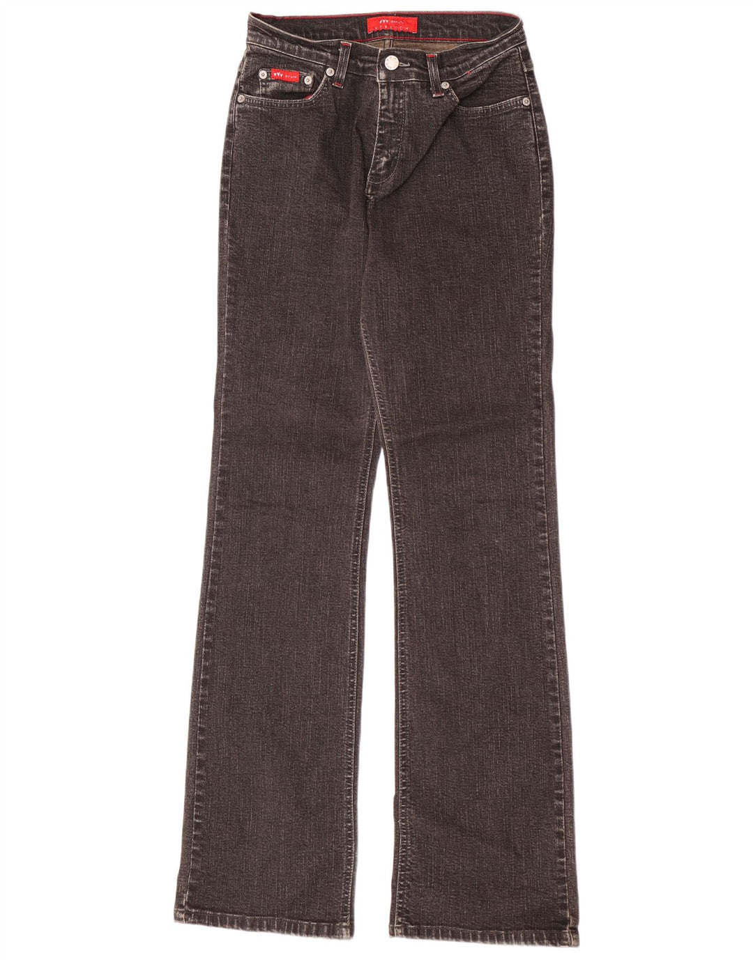 Marks & Spencer Dame Per Una Bootcut Jeans UK 8 Small W26 L32 Grå Bomuld