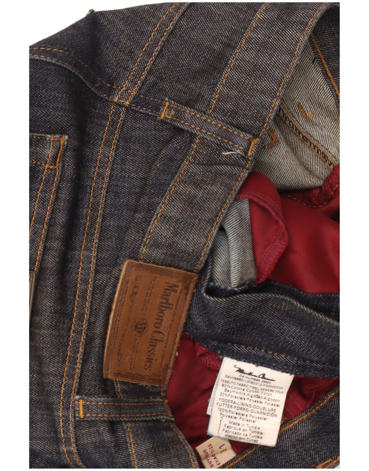 Marlboro Classics Dame Straight Jeans W31 L28 Blå Bomuld